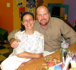Brother James and Sister Teresa with happy faces